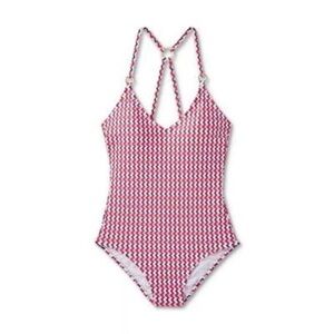 KONA SOL (4-6) SMALL Women's Ring One Piece Swimsuit NEW see photos ❤️ $40